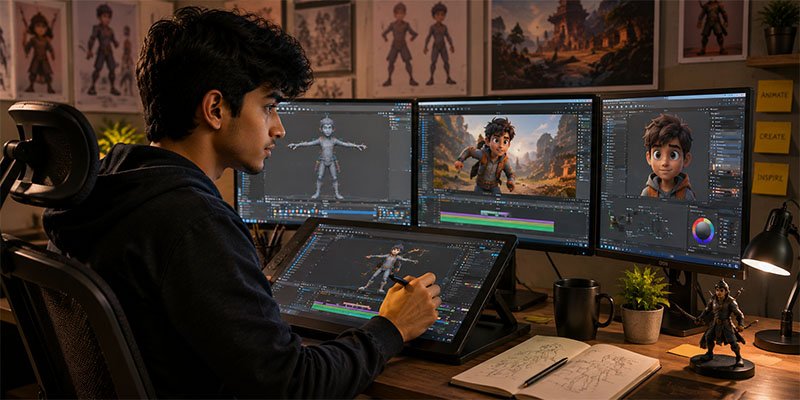Degree in Animation course in Ajmer