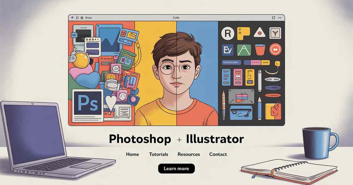 Photoshop or Illustrator: Which Should You Learn First as a Beginner? 1 Photoshop or Illustrator: Which Should You Learn First