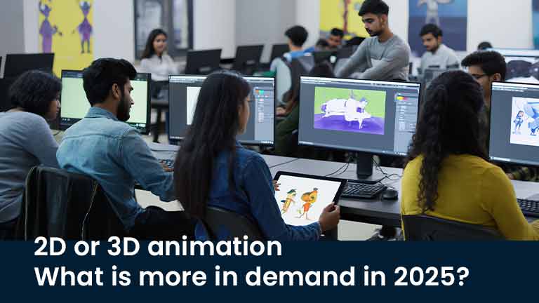 Is 2D or 3D animation more in demand in 2025?
