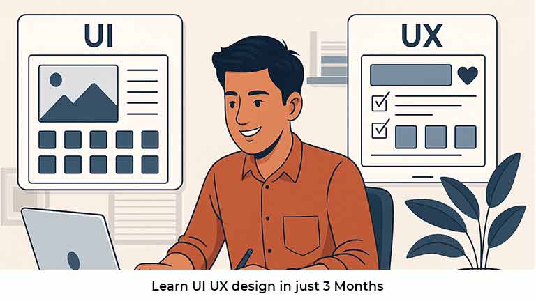 Learn UI UX design in 3 Months