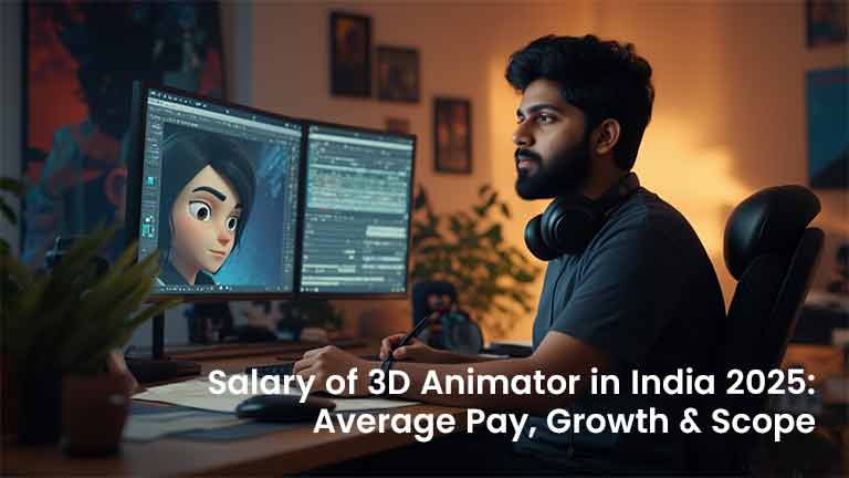 salary of 3D animator in India