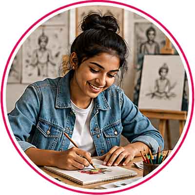 creative artist and student