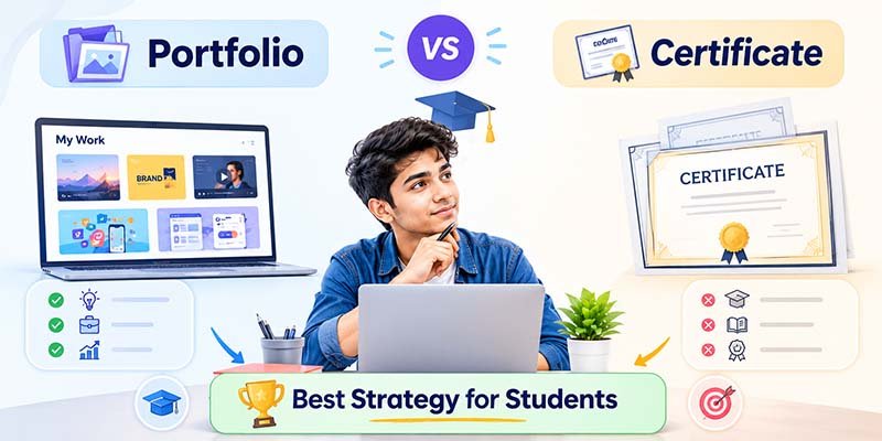 Portfolio vs Certificate