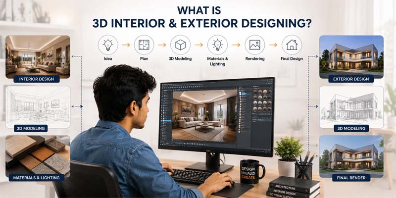 3D Interior & Exterior Designing Course in Ajmer