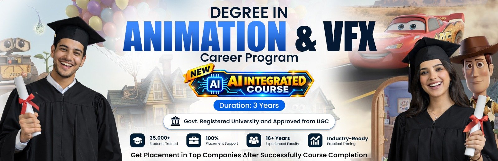 degree in animation & VFX